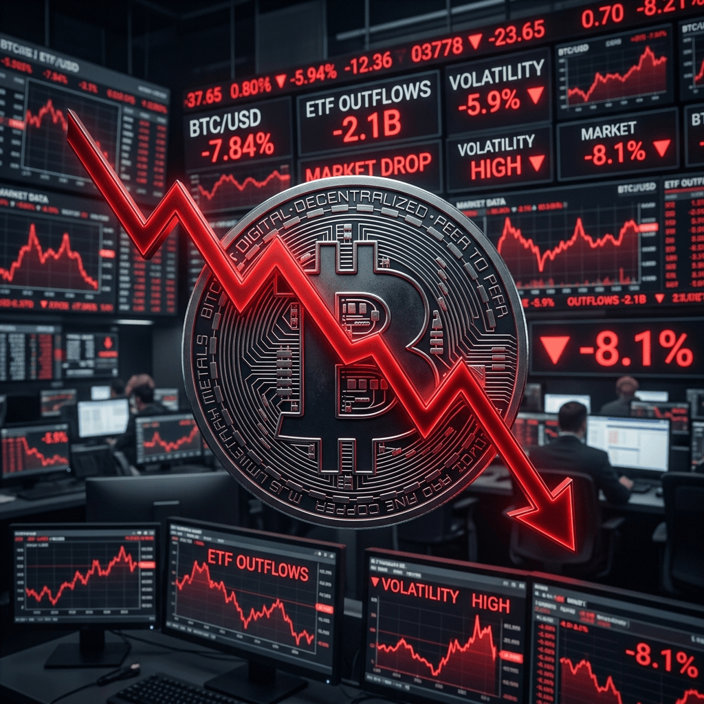 Bitcoin ETFs Face Net Outflows for 2026 After Six-Day Loss Streak Drains .55 Billion