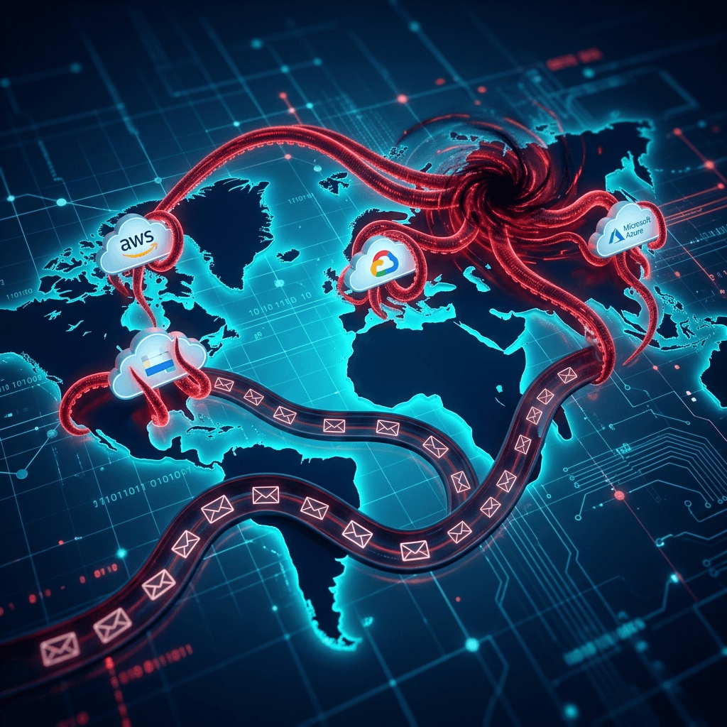 PCPJack Hijacks 230 AWS, Google Cloud, and Azure Servers for Covert SMTP Relay Network