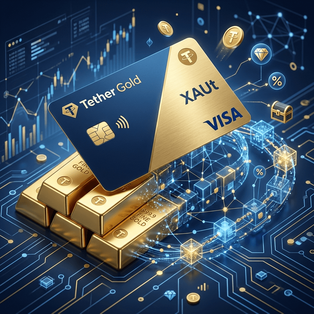 Tether Debuts Tokenized Gold Stablecoin Visa Card That Pays Out Crypto Rewards